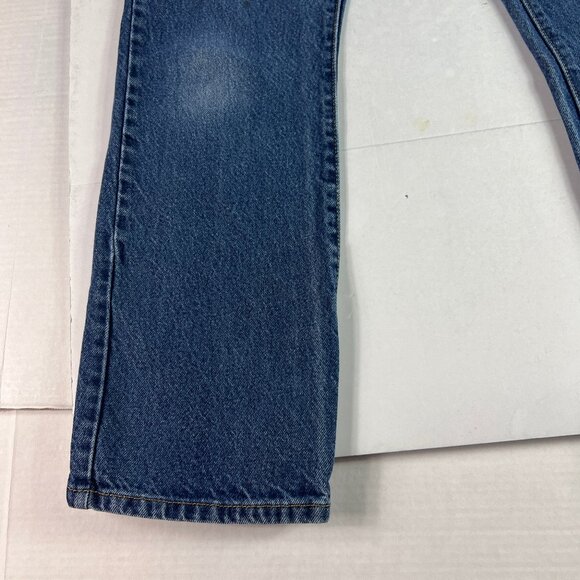 Levi's Jeans Men's 29 x 29* 517 Boot Cut Blue Faded Cotton Denim Tag 32 x 30 - Picture 7 of 16